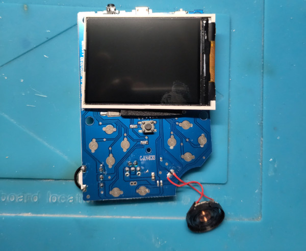 Original PCB extracted from handeld