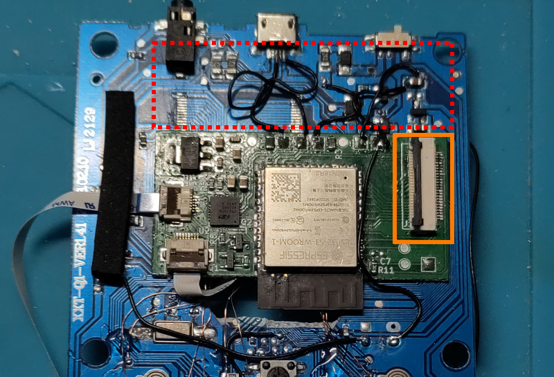Placing the mod onto the original PCB